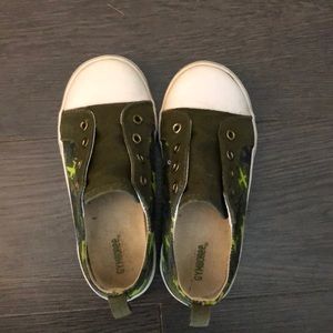 Gymboree boys size 10 airforce slip on shoes